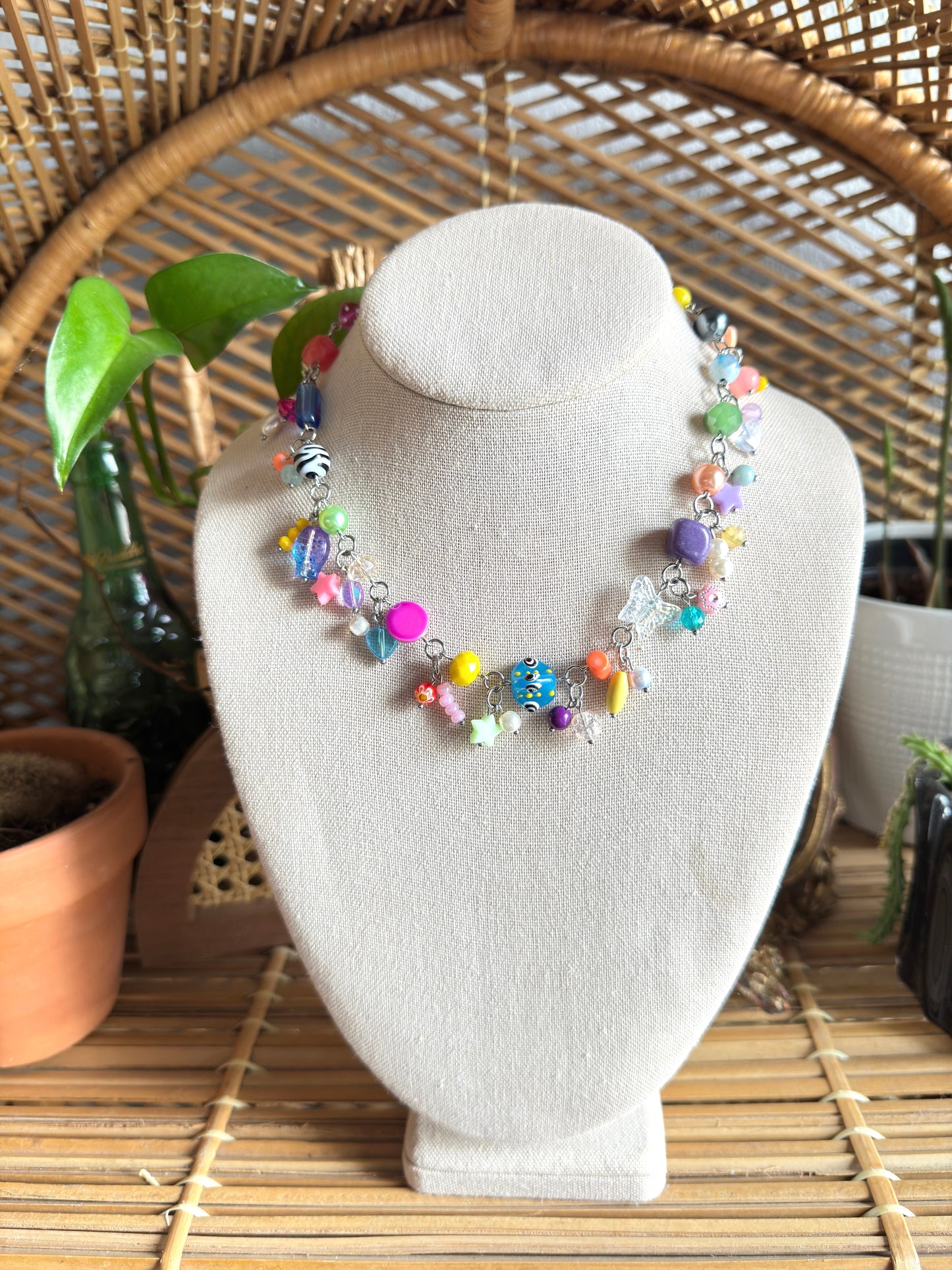 happy in my mind v2 clutter necklace