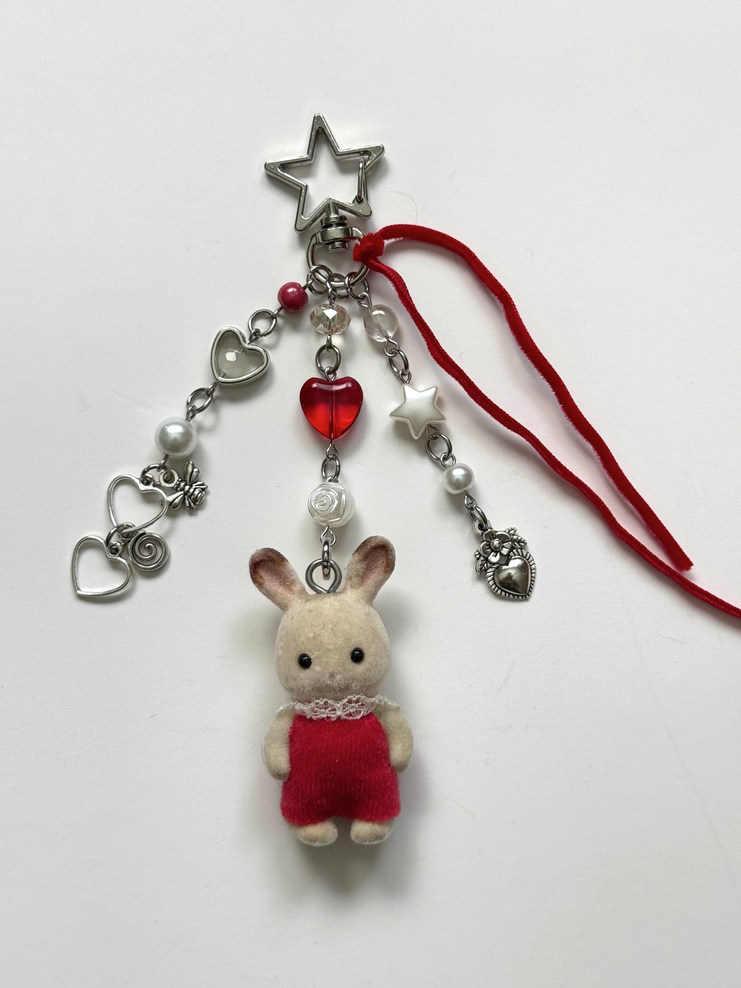 baby calico keychain