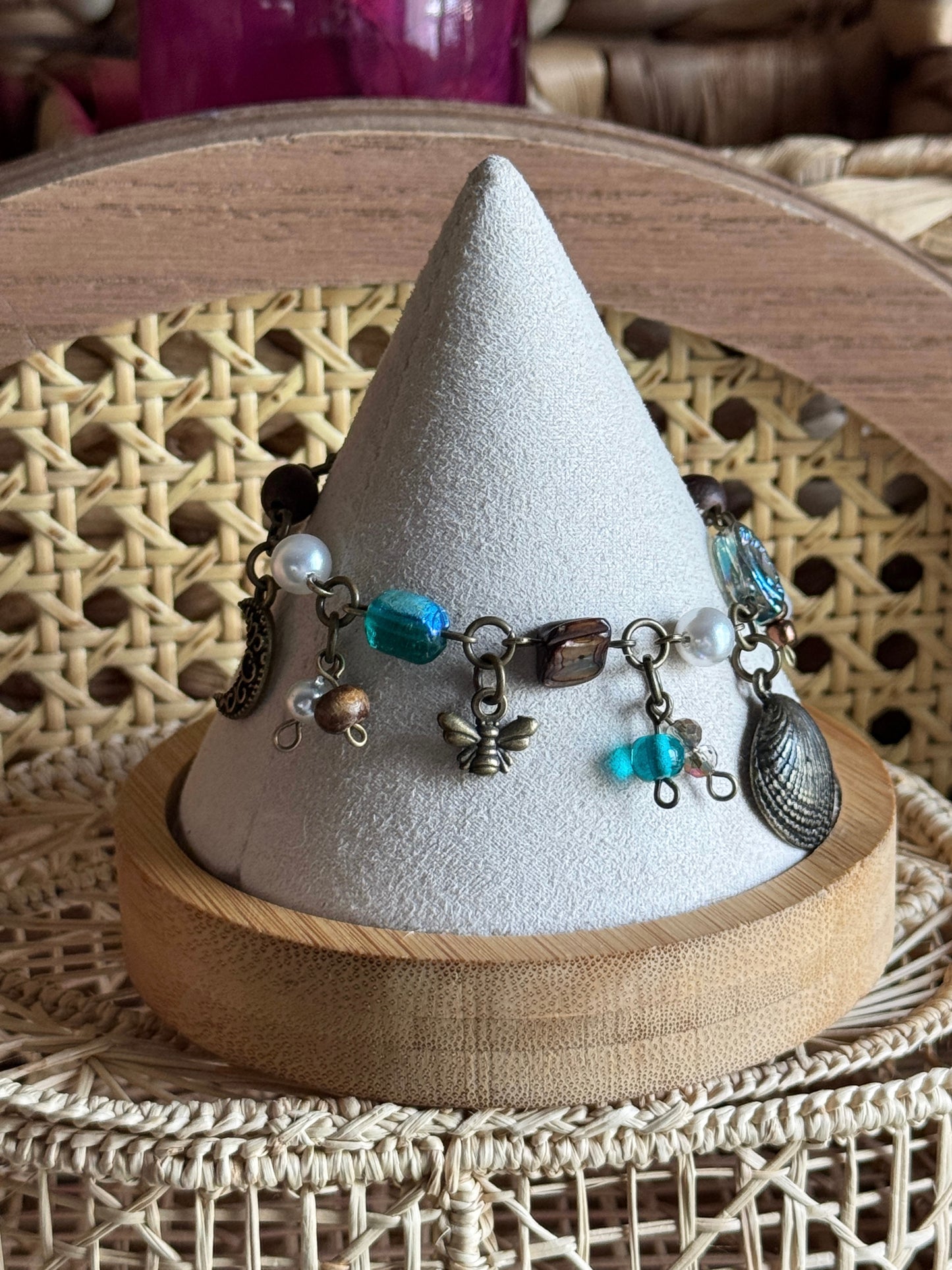siren by the sea charm bracelet