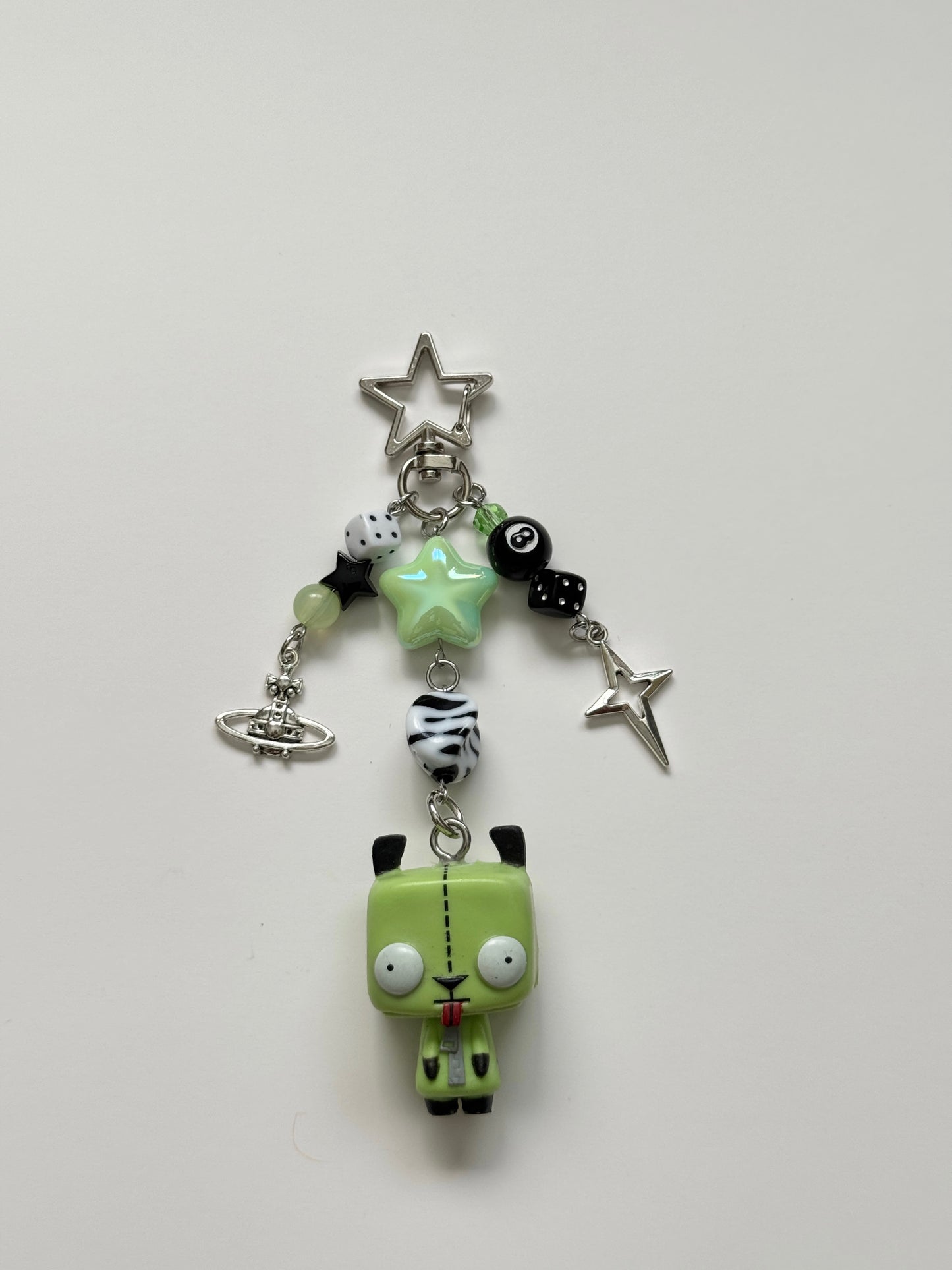 cyber gir keychain