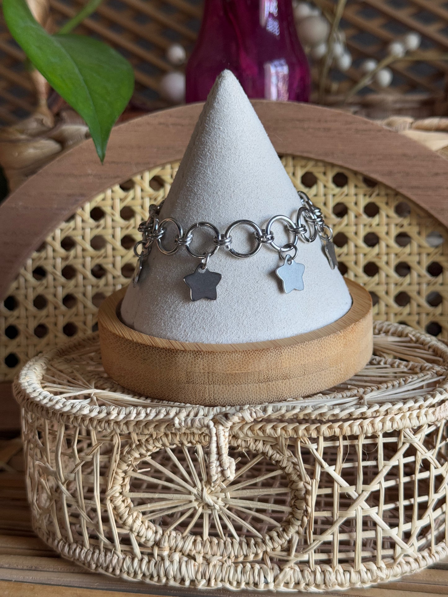 star chainmaille bracelet