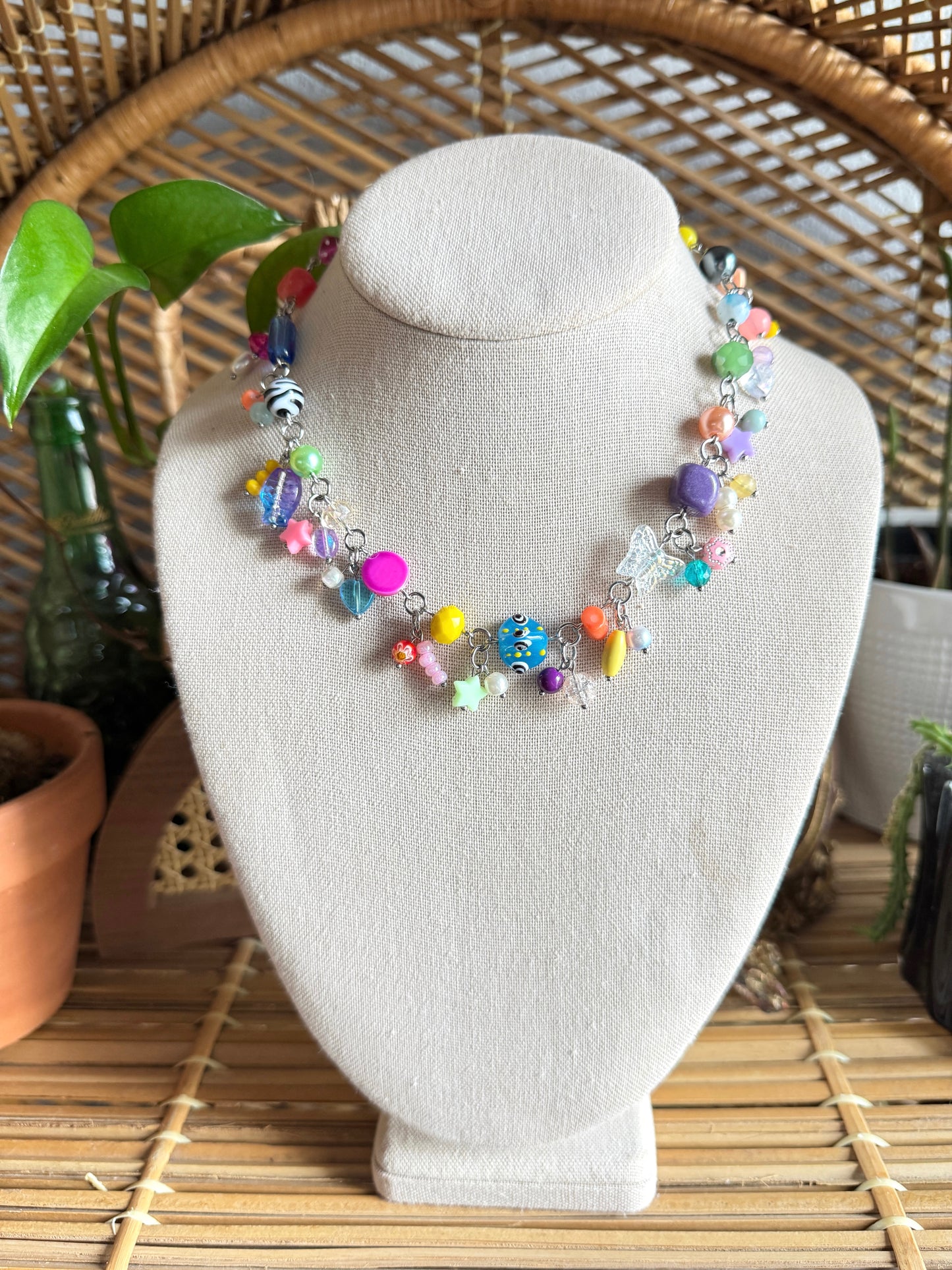 happy in my mind v2 clutter necklace