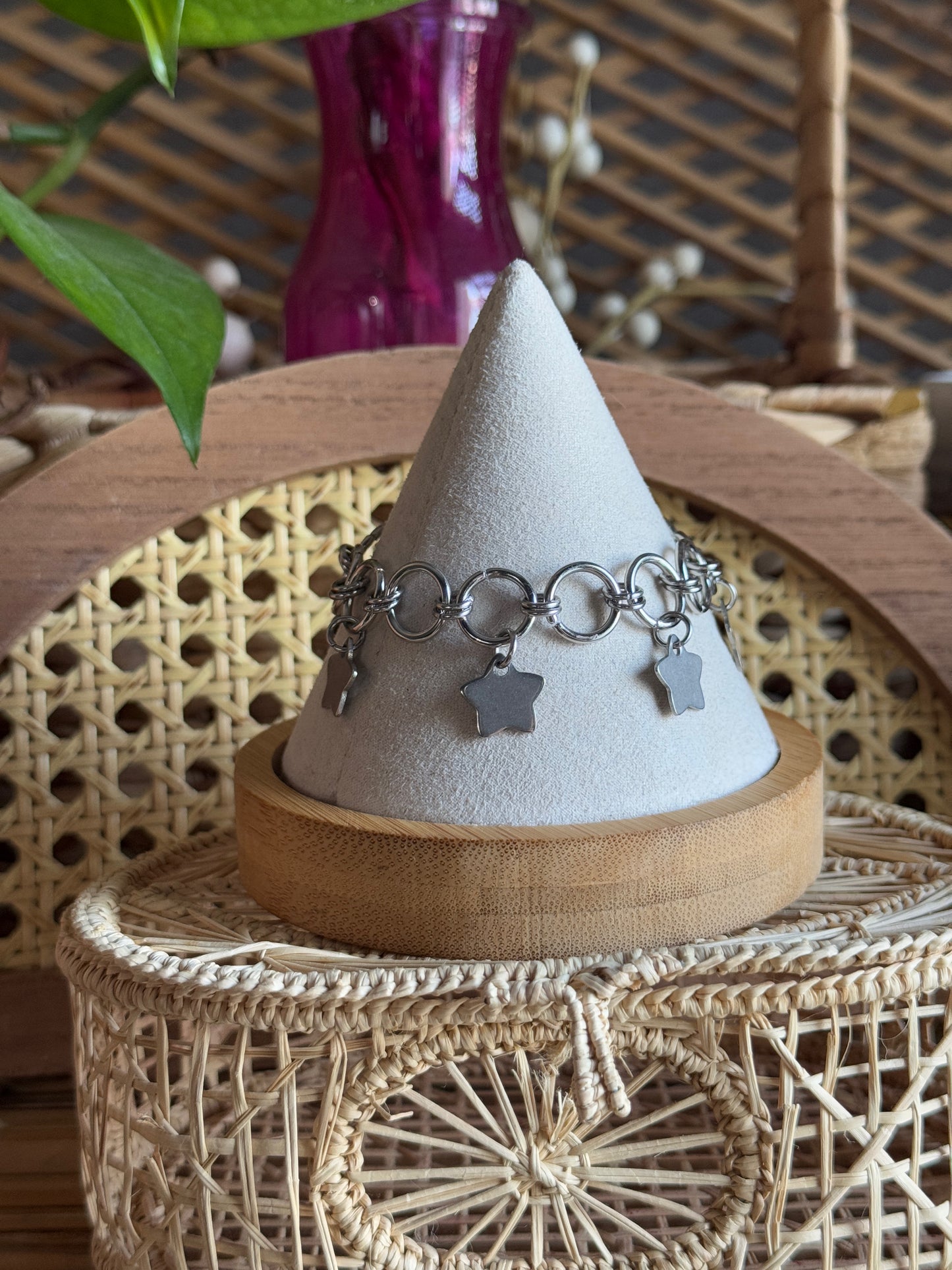 star chainmaille bracelet