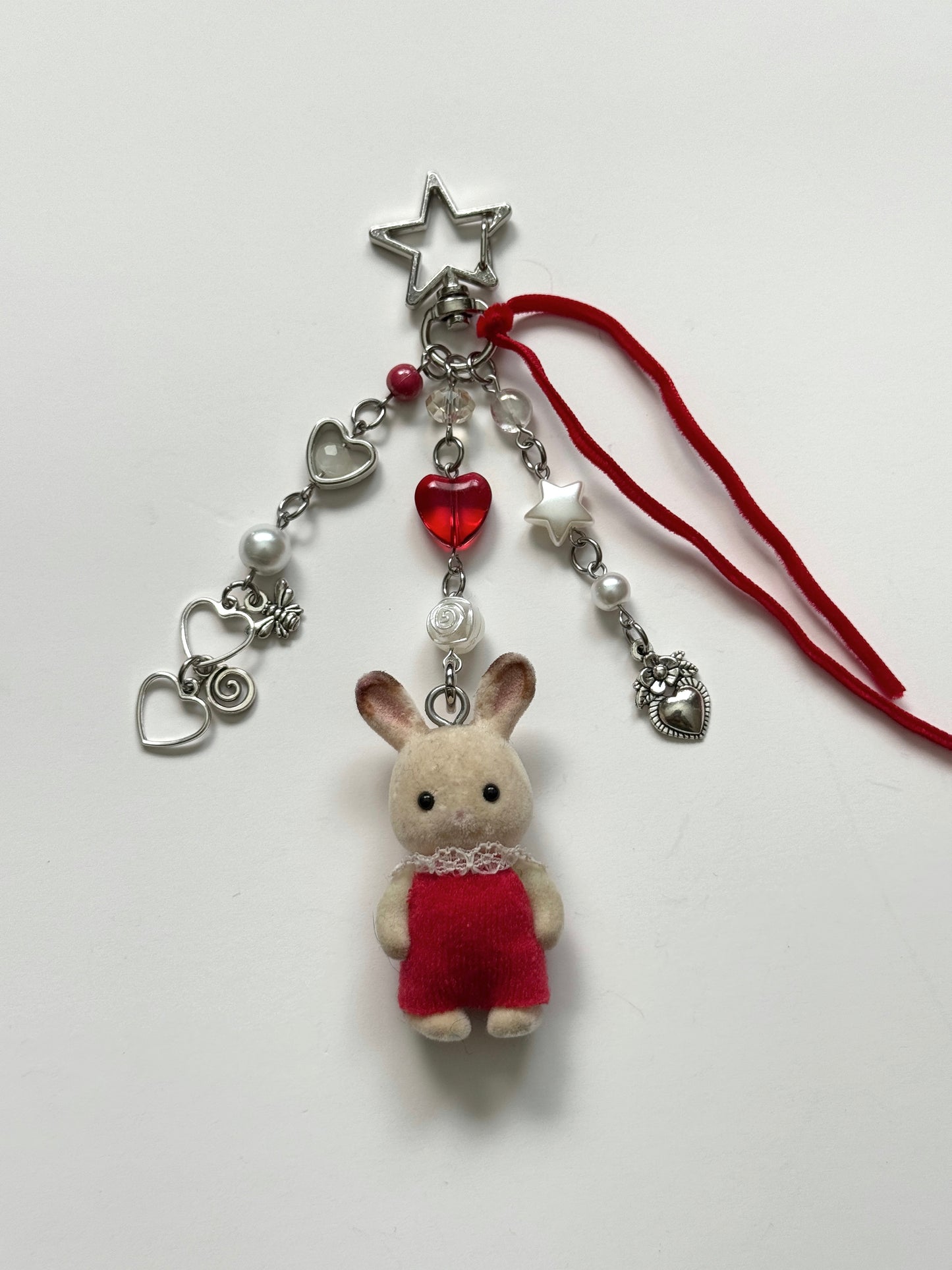 baby calico keychain
