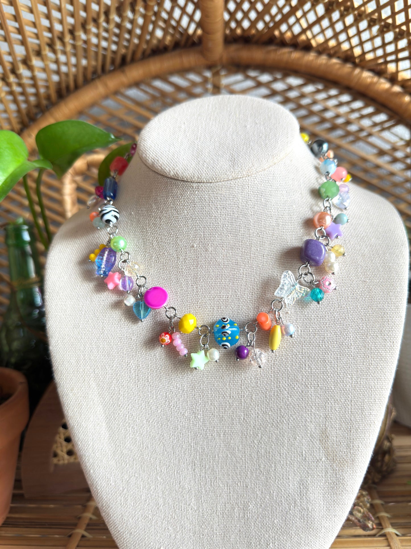 happy in my mind v2 clutter necklace