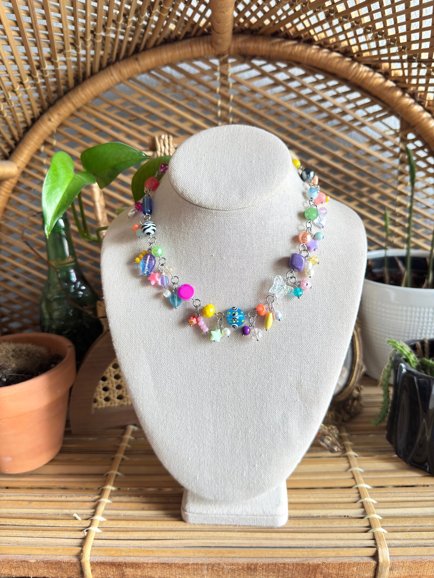 happy in my mind v2 clutter necklace