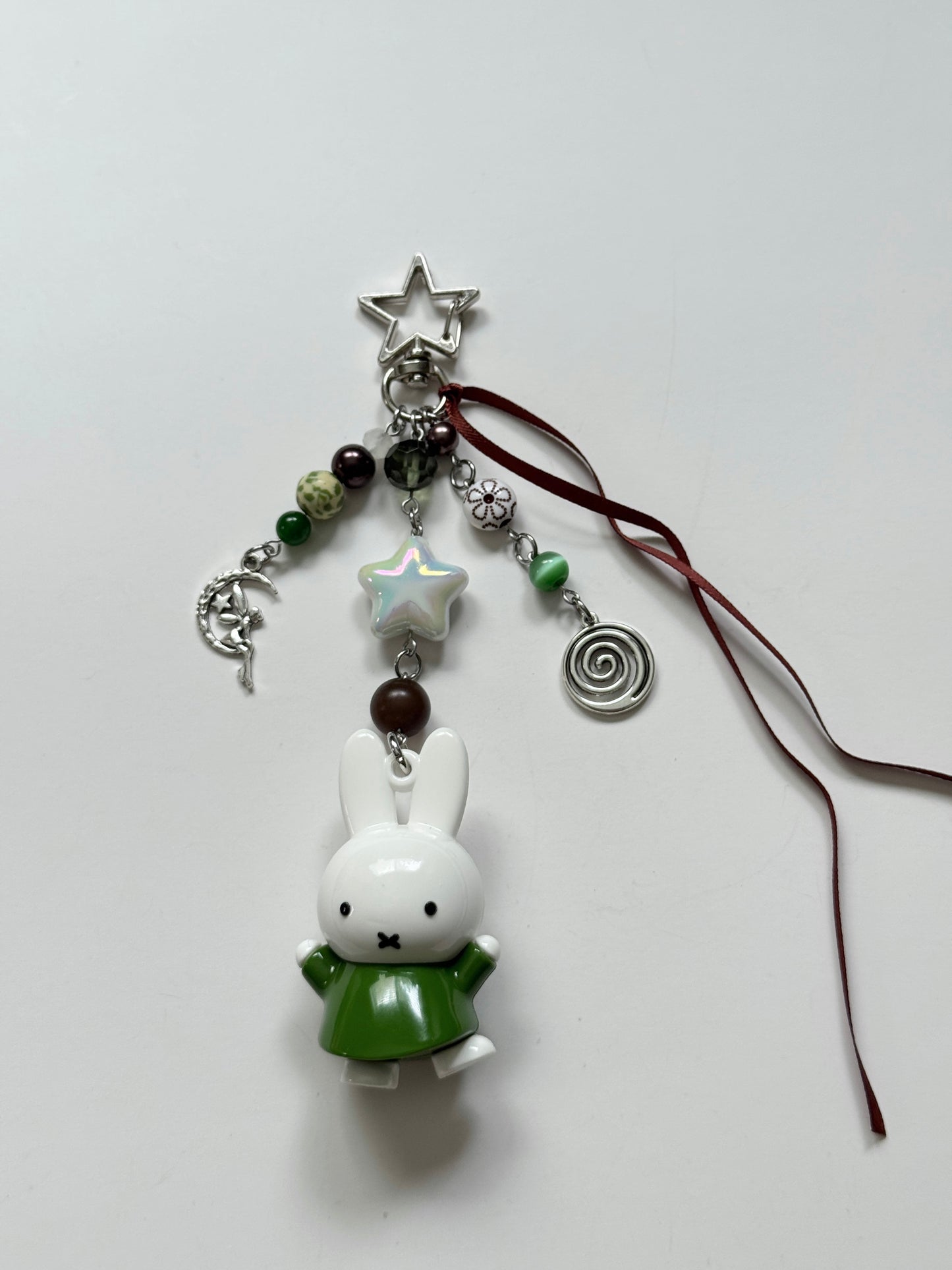 cottagecore miffy keychain