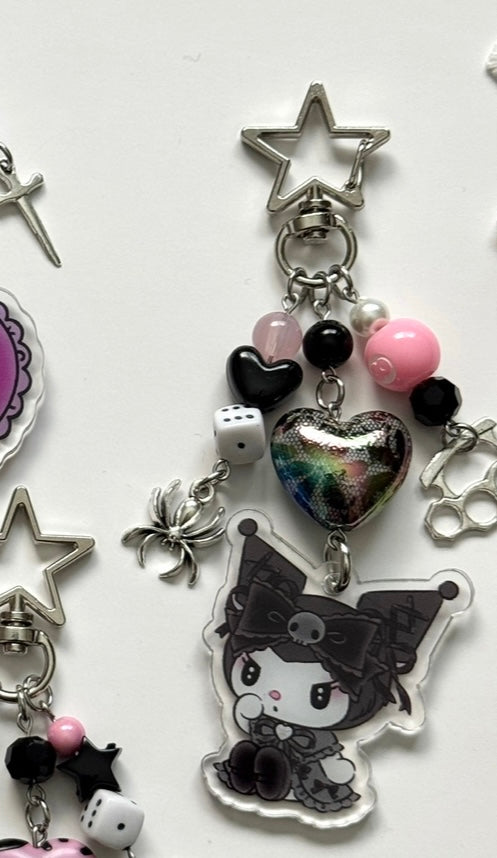 lolita kuromi v1 keychain