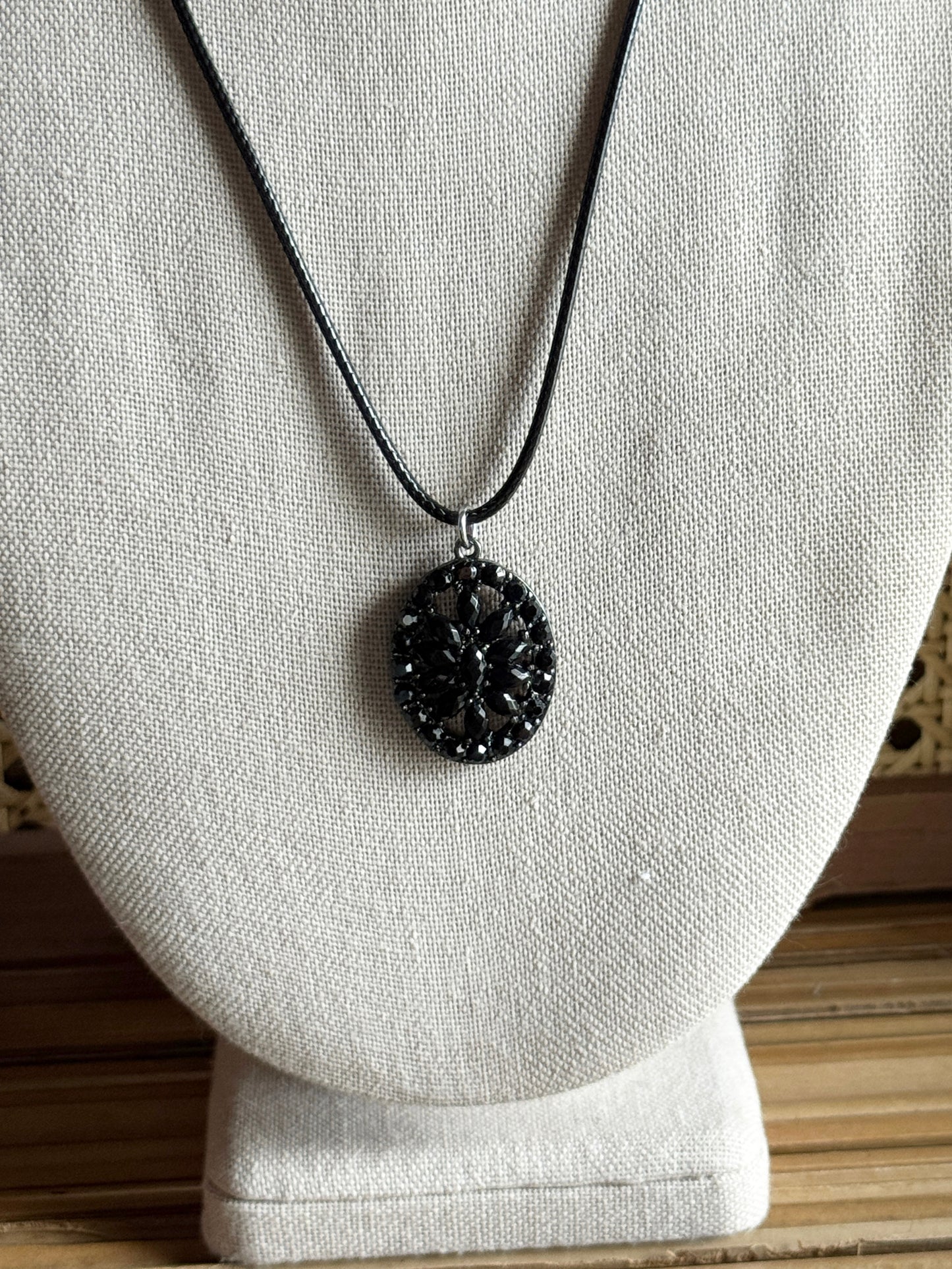 dark siren cord necklace