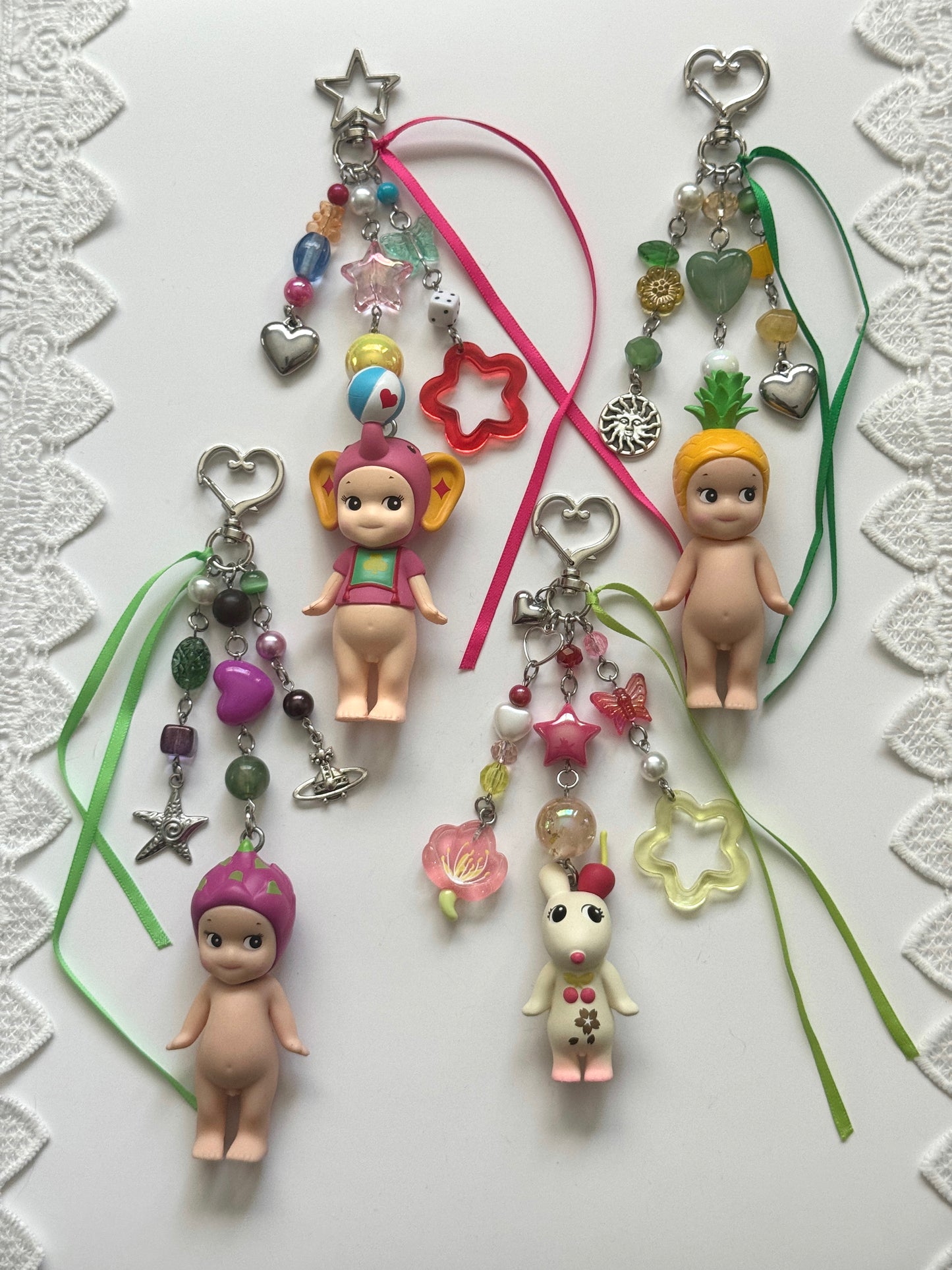 robby cherry blossom sonny angel keychain