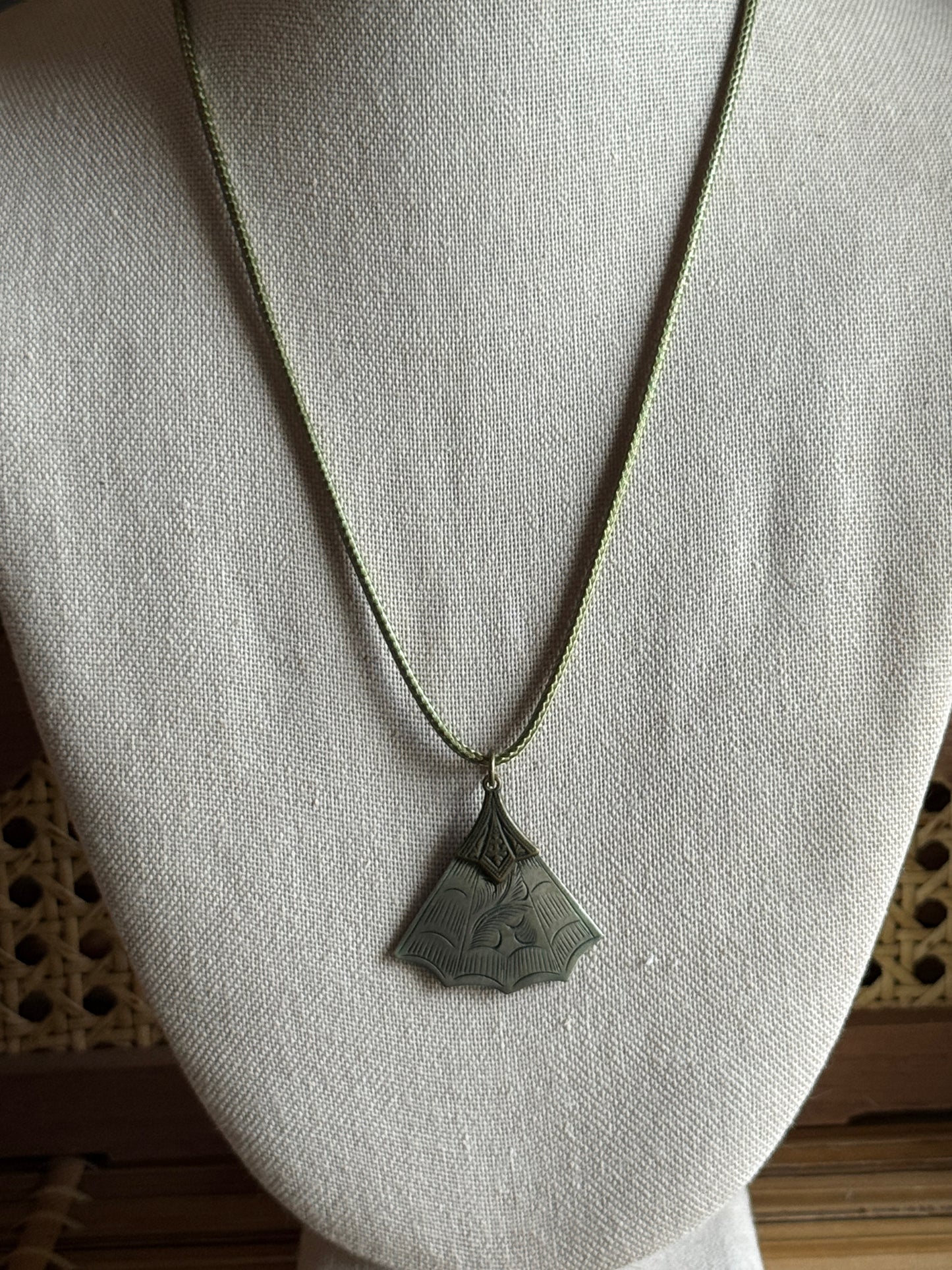 medieval waves cord necklace