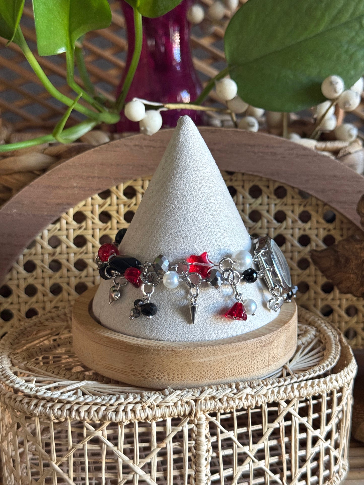 betty boop watch charm bracelet