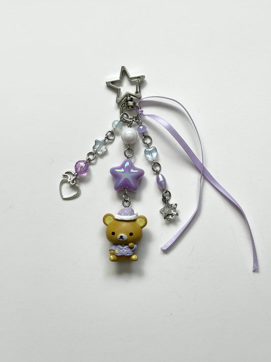 sweet dreams rilakkuma keychain
