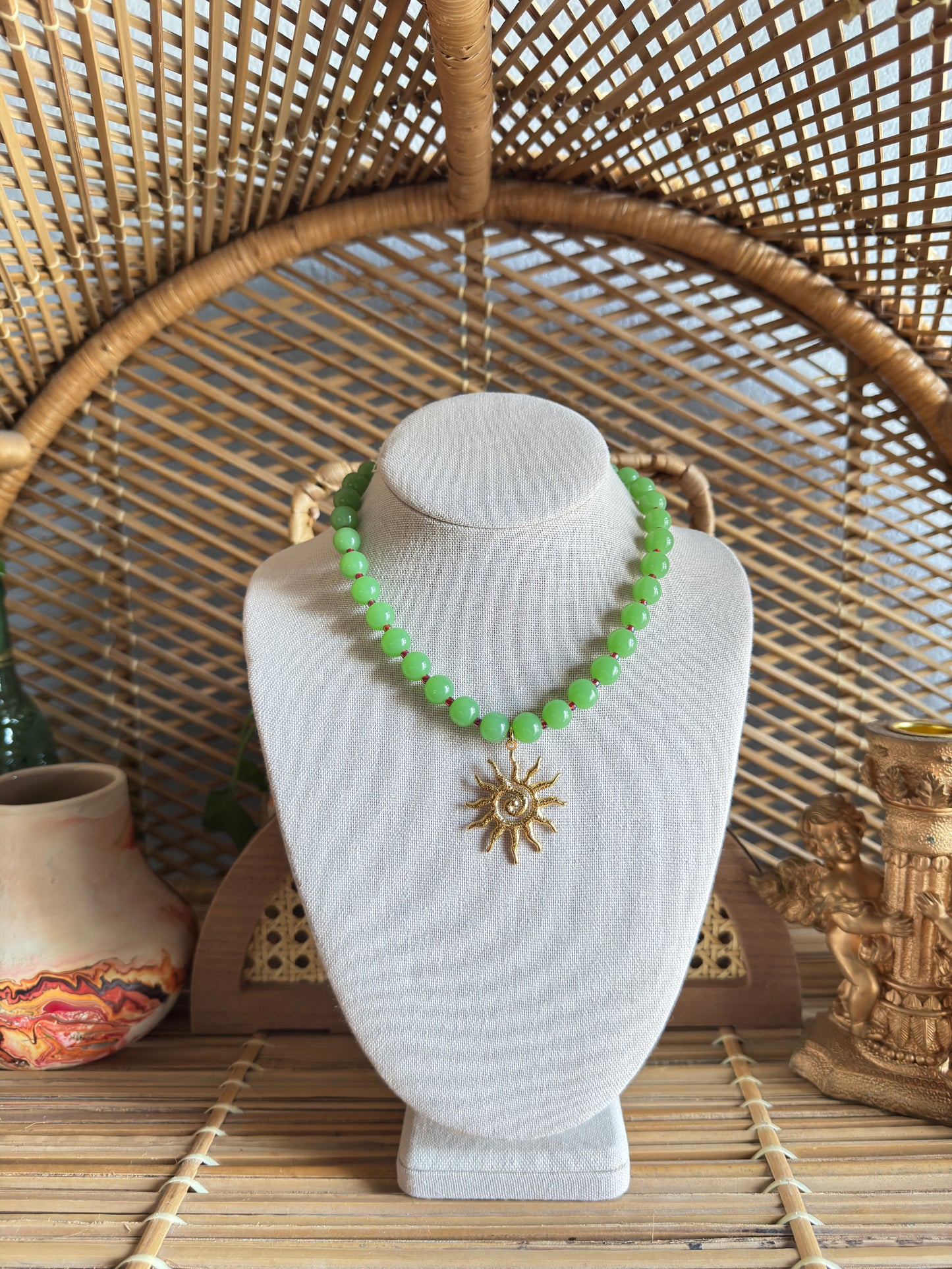 sun grapes necklace