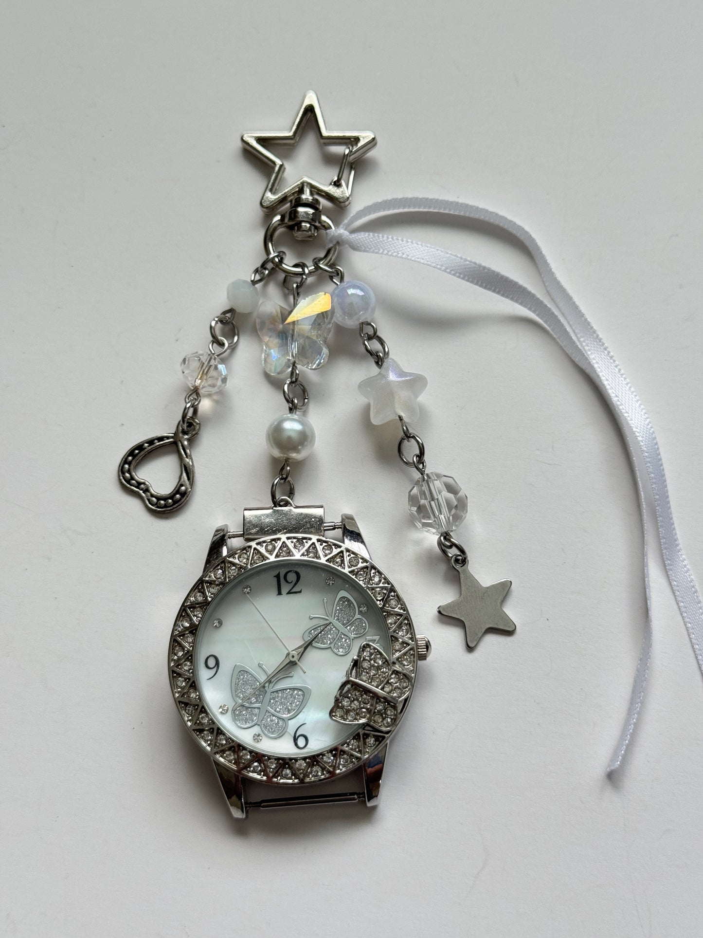 butterfly watch keychain