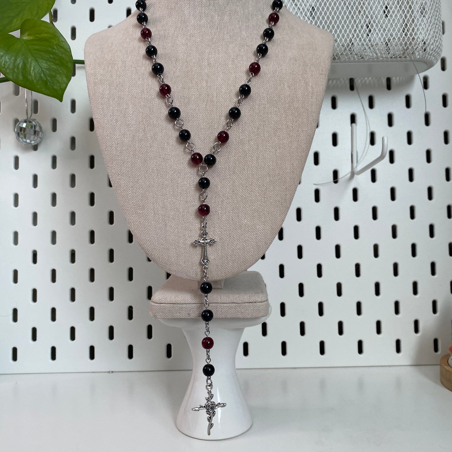 holy trinity rosary necklace