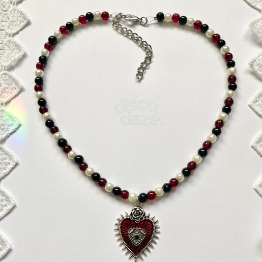 sacred heart necklace