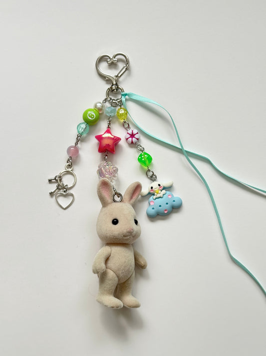 kidcore calico critter keychain