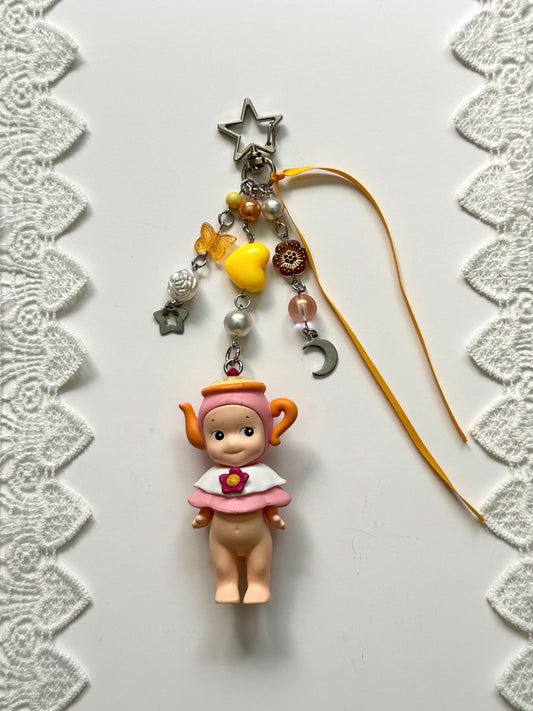 garden tea sonny angel keychain