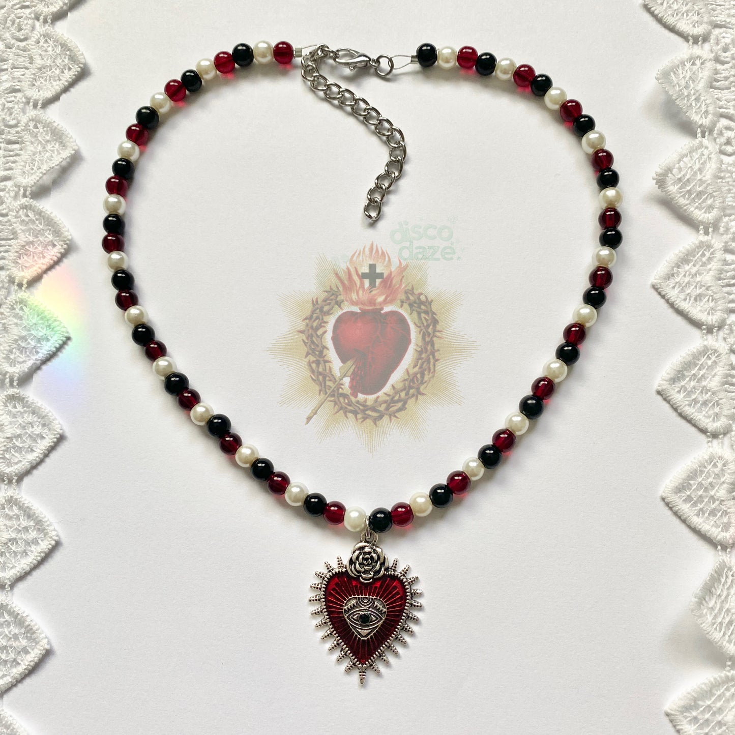 sacred heart necklace