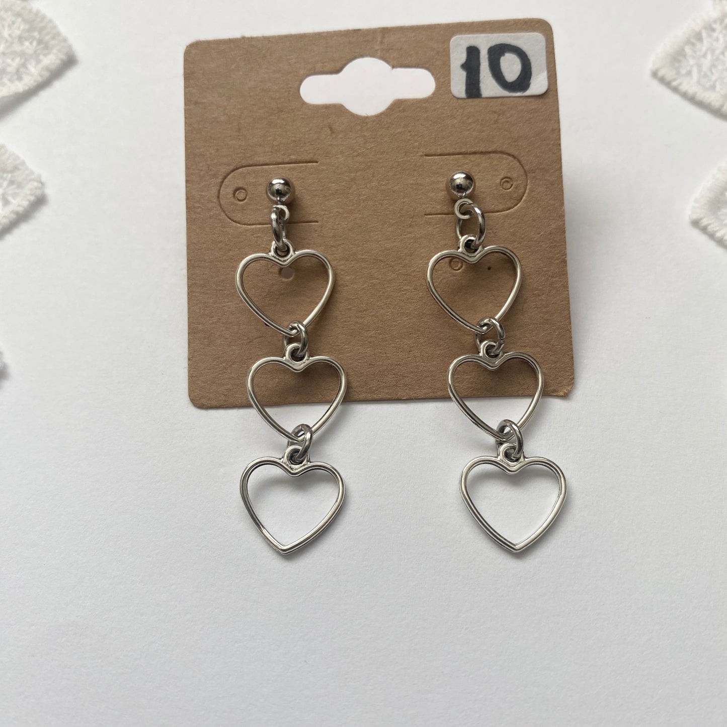 triple lovers earrings
