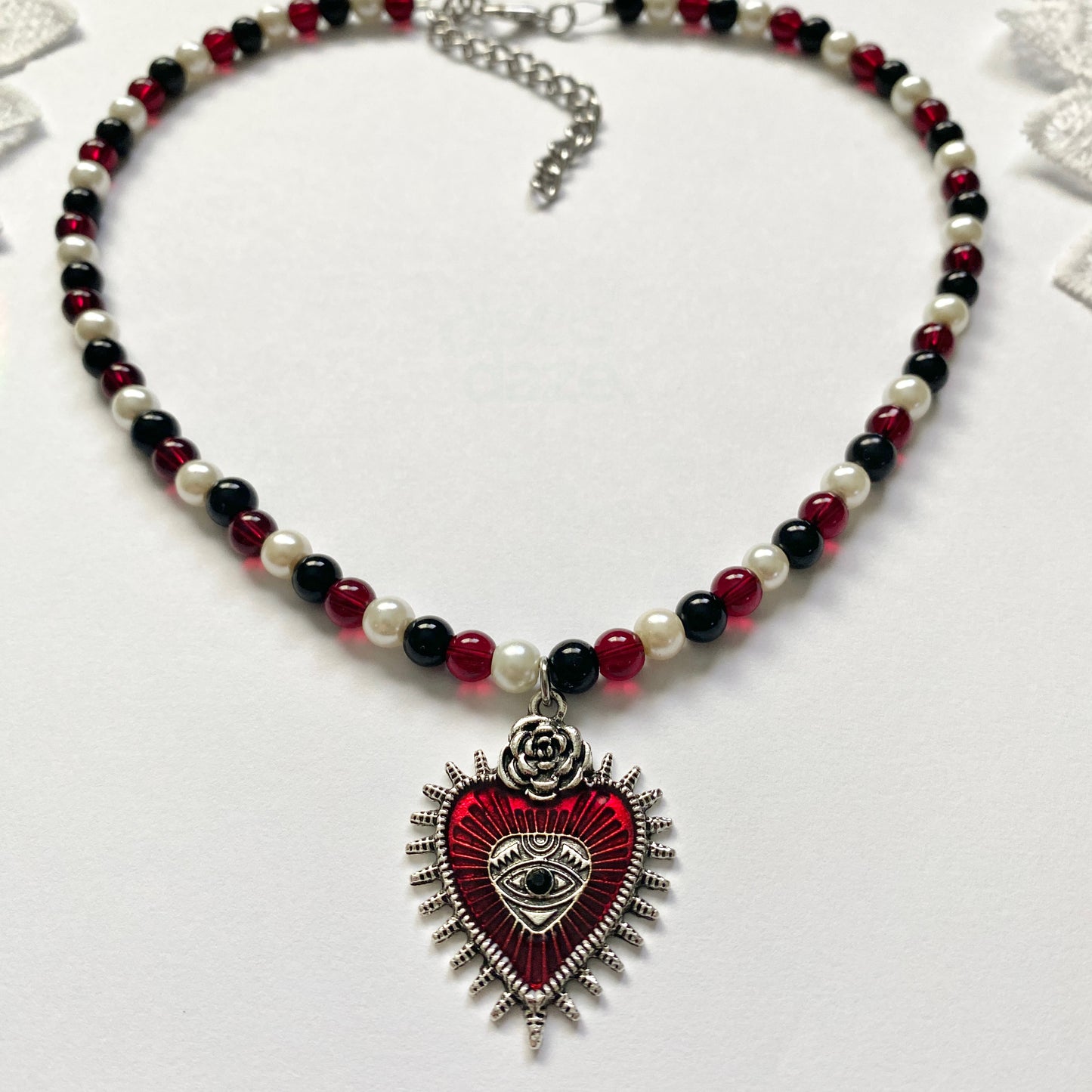 sacred heart necklace