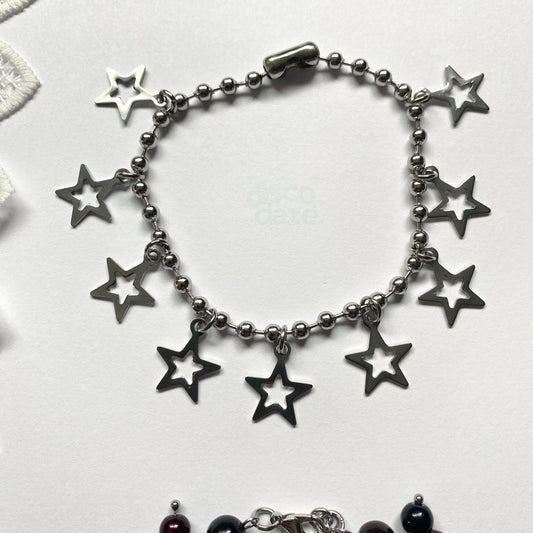 star clutter charm bracelet