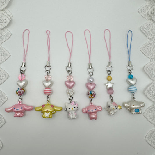 sanrio phone charms!