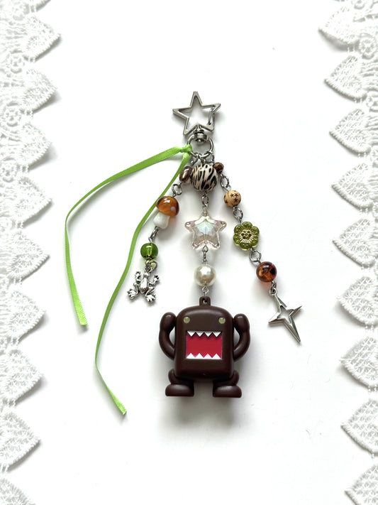 cottagecore domo keychain