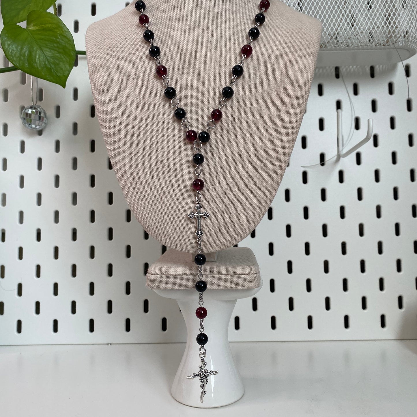 holy trinity rosary necklace