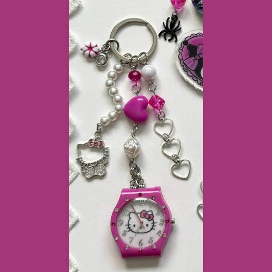 magenta hk watch keychain