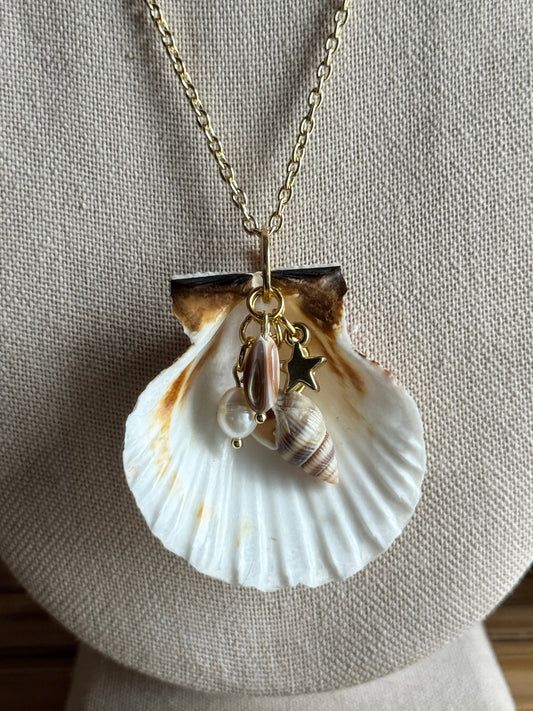 boho shell necklace