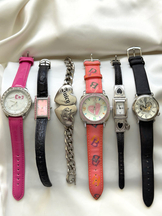heart collection watches — scroll down to read descriptions!