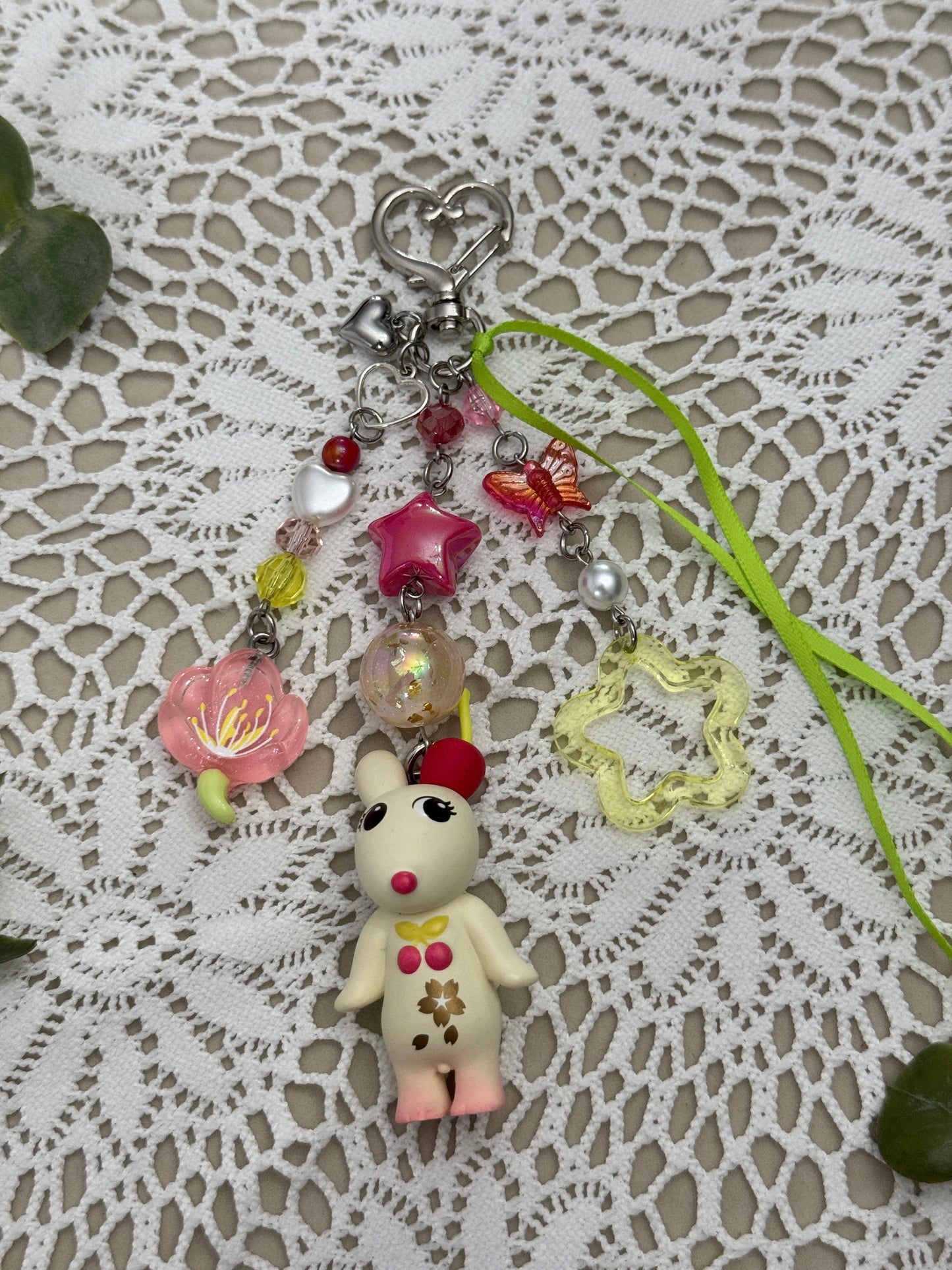 robby cherry blossom sonny angel keychain