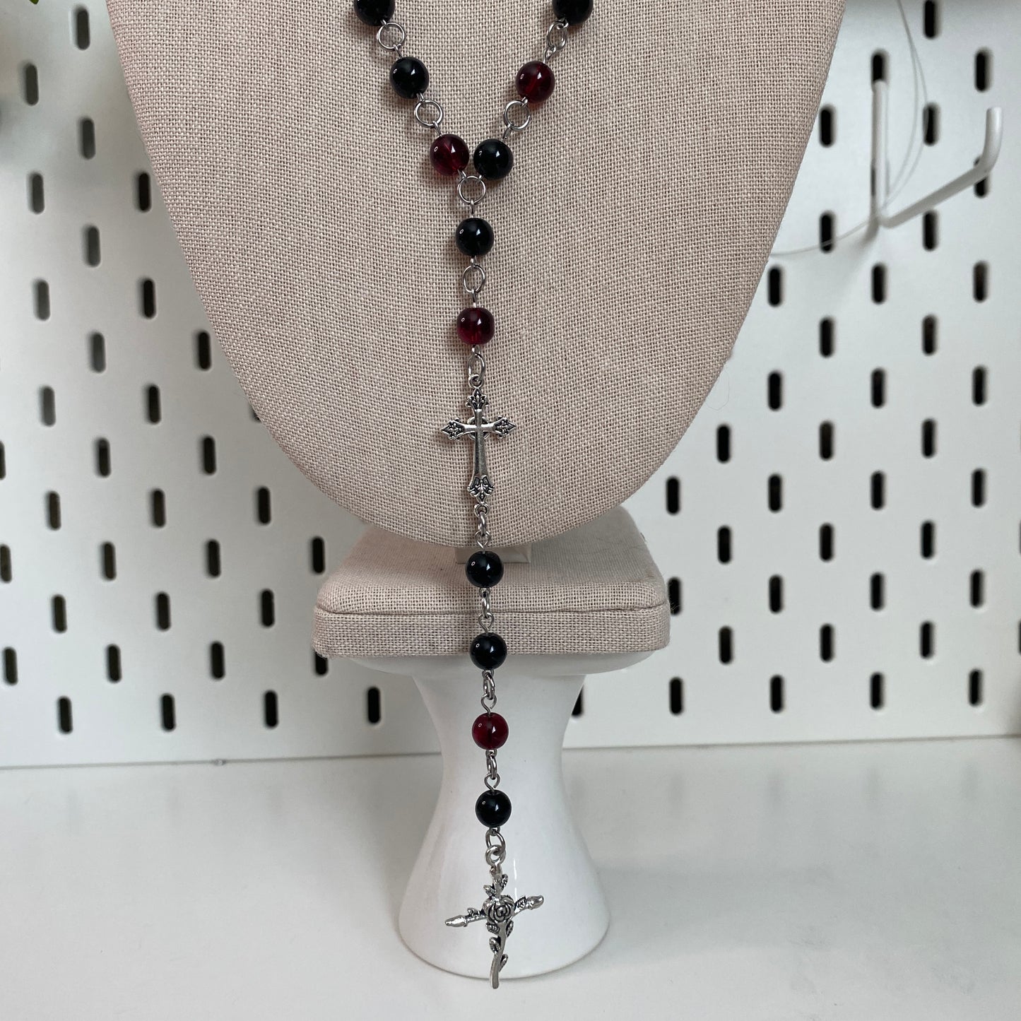 holy trinity rosary necklace