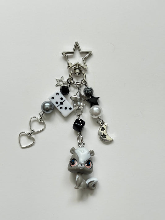 mini skunk LPS keychain