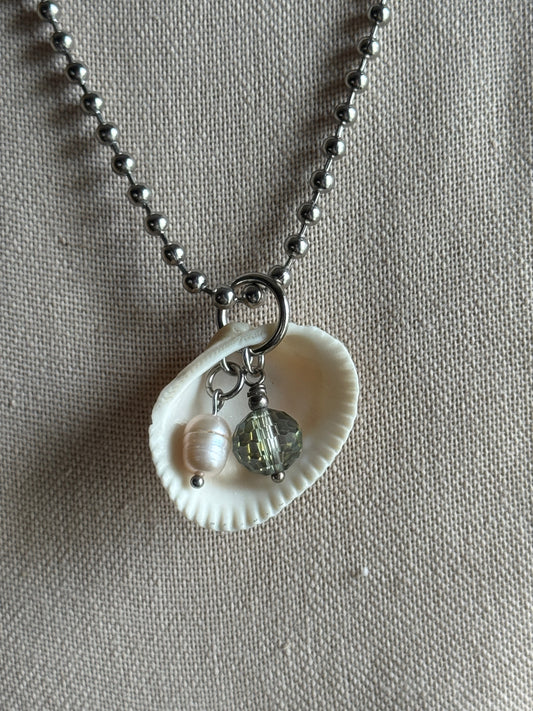 little shell necklace