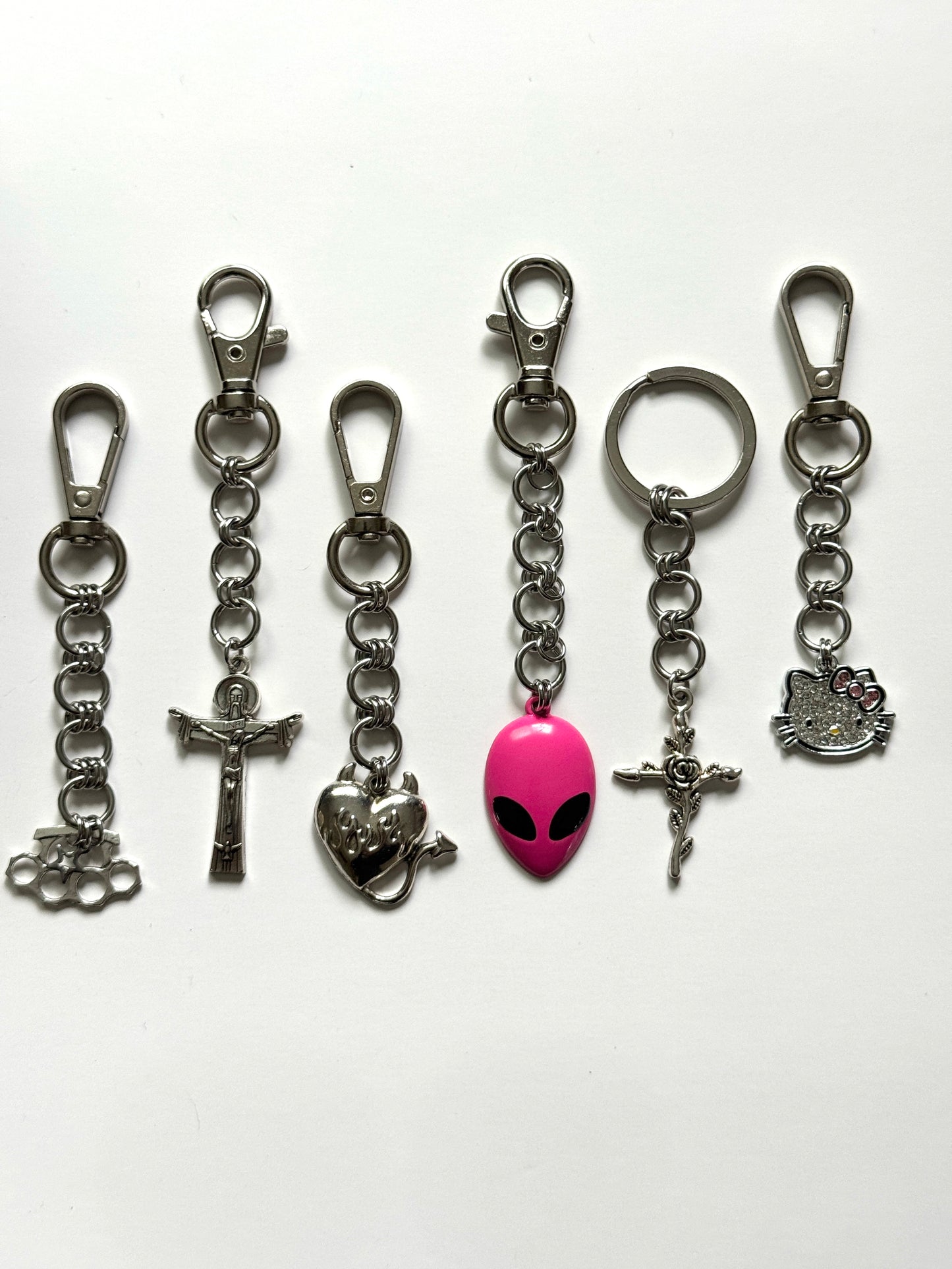 chainmaille keychains #1