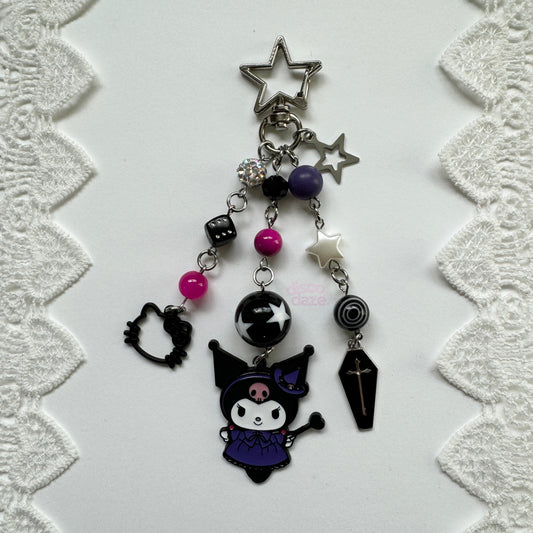 kuromi’s lover keychain