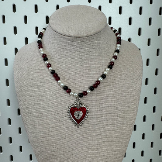 sacred heart necklace