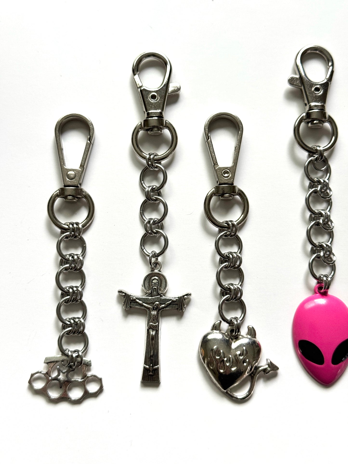chainmaille keychains #1
