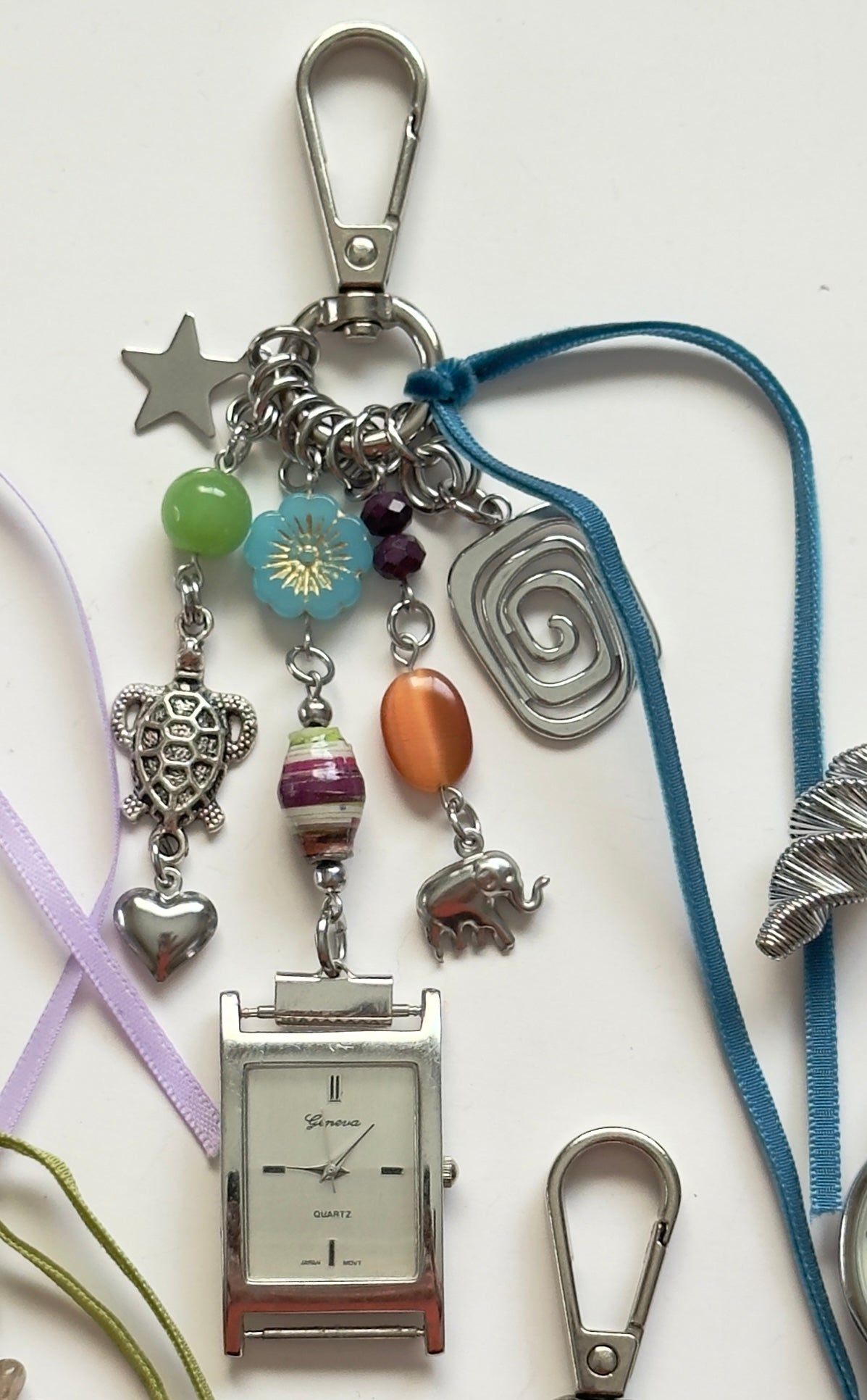 sunset safari watch keychain