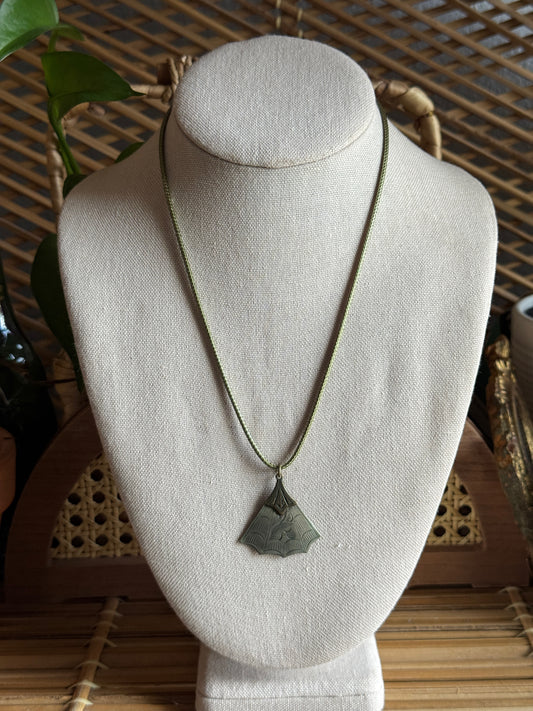 medieval waves cord necklace