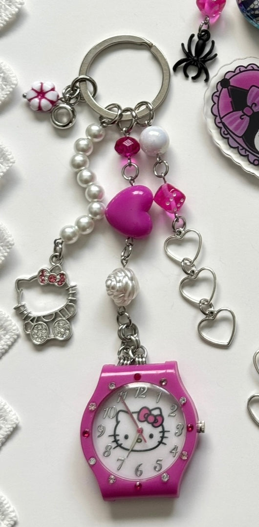 magenta hk watch keychain