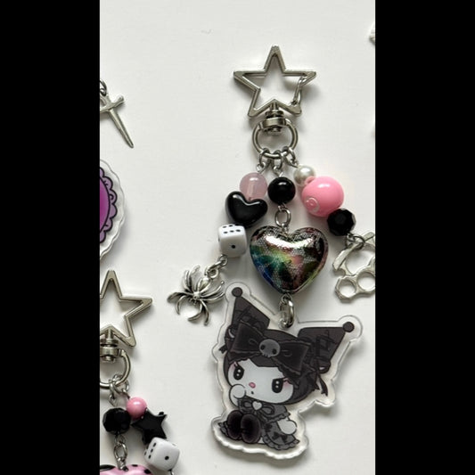 lolita kuromi v1 keychain