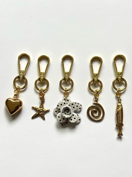 gold bag charms