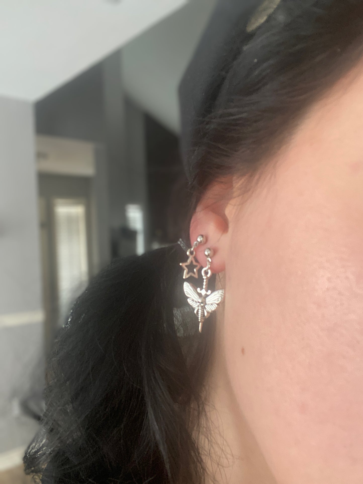 star babe earrings
